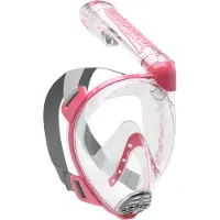 Cressi Duke Snorkeling Mask Transparant,Roze S-M