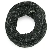 Superdry Tweed Colsjaal met Kabelpatroon Zwart Grootte: 1SIZE