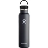 Hydroflask Standard Mouth Flex Cap Drinkfles (709 ml) - Zwart