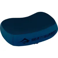 Sea to Summit Aeros Premium Opblaasbaar Reis Kussen, Groot (16.5 x 11), Donkerblauw - Ideaal voor Comfort tijdens Reizen