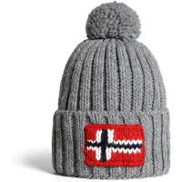 Napapijri Muts 'Semiury' grijs / rood / zwart / wit