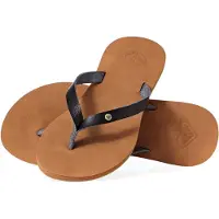 Roxy Teenslipper 'Jyll' bruin / zwart