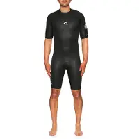 Rip Curl Freelite 2 Mm Shorty Met Korte Mouwen En Rits Op De Rug