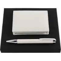 BOSS Storyline Pen And Cardholder Set Gift Set - Grey