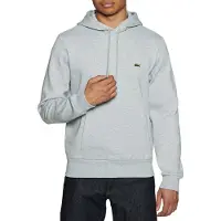 Lacoste Sweatshirt lichtgrijs / groen / knalrood / wit