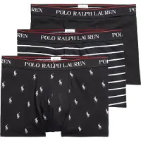 Ralph Lauren Boxershorts 'Classic' robijnrood / zwart / wit