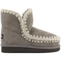 Mou Dames Laarzen Eskimo 18 Glitter Logo - Taupe - Maat 38