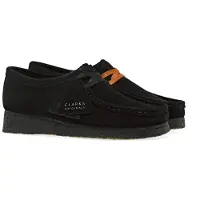 Clarks Originals Instappers 'Wallabee' zwart
