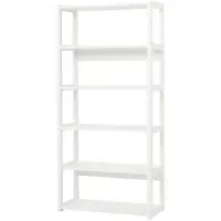 Hoppekids STOREY sectie met 6 planken van 80 cm, wit.