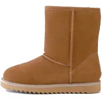 Gooce Snowboots 'Logan' kastanjebruin