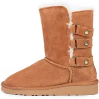 Gooce Boots 'Binger' kastanjebruin