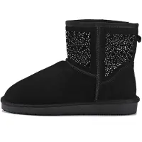 Gooce Boots 'Lana' zwart / zilver