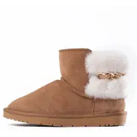 Gooce Snowboots 'Caren' kastanjebruin