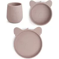 Nuuroo Judi Koala Servies set 3st, Houtrose