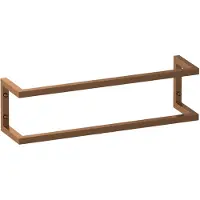 Brauer Handdoekbeugel model A 60cm koper geborsteld