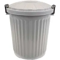 Denox Oscar 23l Trash Bin With Closure Grijs