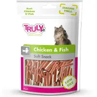 Truly Cat Snacks Kip & Vis 50 Gr