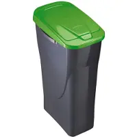 Mondex Recycling prullenbak Mondex Ecobin Groen Met deksel 25 L