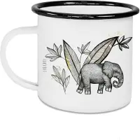 Ligarti Handgemaakte emaille mok Olifanten 300ml