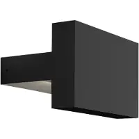 Wever & Ducre LED-wandlamp buiten Palos 2.0, dimbaar, zwart, Aluminium, Modern, LED wandlamp buiten