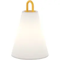 Wever & Ducre WEVER &amp; DUCRÉ Costa 1.0 LED sfeerlamp opaal/geel, wit / opaal, Kunststof, Modern
