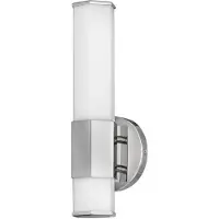 HINKLEY LED Badkamerarmatuur Facet | 12W 3000K 1080Lm 830 | IP44 | Polished Chrome