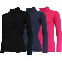 Campri 3-Pack - Skipully - Wintersportpully - Dames - Black/Navy/Pink (484) - maat M