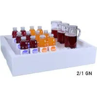 ProChef Professionele Crushed Ice Bak 2/1 GN | Opbouw | | 7013.2705 | Horeca
