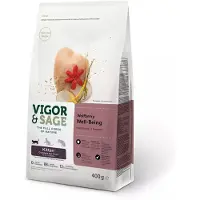 Vigor and Sage 8x Kattenvoer Kitten Well-Being Wolfberry 400 gr