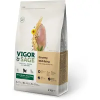 Vigor and Sage 4x Hondenvoer Small Well-Being Ginseng 2 kg