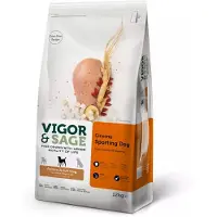 Vigor and Sage Hondenvoer Sport En Actief Ginseng 12 Kg