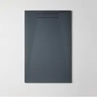Resigres Plus Zero douchebak 180x80cm antraciet mat composiet