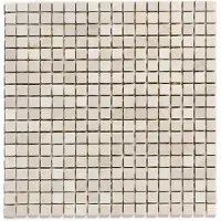 The Mosaic Factory Natural Stone vierkante mozaïek tegels 30x30 botticino anticato