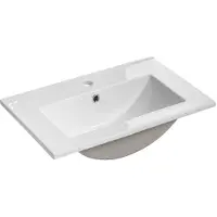 Comad Dance keramische wastafel 51x40.5cm wit glans