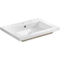 Comad Spirit keramische wastafel 61x46cm wit glans