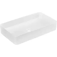 Comad Slim keramische opbouw wastafel 61x34cm wit