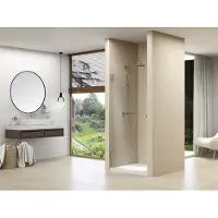 Van Rijn ST01 profielloze nisdeur 70cm chroom
