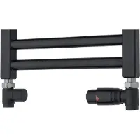 TVS Design Valves 210 aansluitset recht zwart