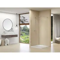 Van Rijn ST01 profielloze inloopdouche 90x200cm chroom