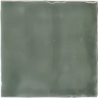 By Goof Tegel 13 x 13 cm - Jade - Keramiek - Vierkant - 30 stuks - 0,5 m2 - Vintage - Wandtegels - Tegels - JB10720-16