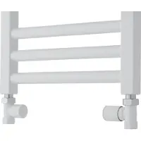 TVS Design Valves 110 aansluitset recht wit