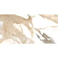 Geotiles Tegel 60 x 120 cm - Beige - Keramiek - Rechthoekig - 2 stuks - 1,44 m2 - Marmerlook - Vloertegels - Wandtegels - Tegels - 0048690070740
