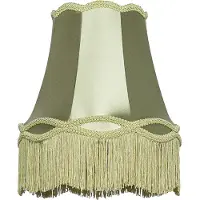 QAZQA Stoffen lampenkap groen 30 cm - Granny