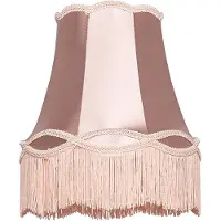 QAZQA Stoffen lampenkap roze 30/18/26 - Granny