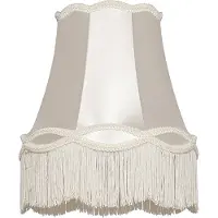 QAZQA Stoffen lampenkap crème 30 cm - Granny