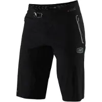 100% Mannen, Fietsbroek, Celium Enduro/Trail Shorts (36), Zwart, 36