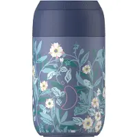 CHILLYS Series 2 - Beker - Koffie-to-go - 340ml - Liberty Blossom Blue
