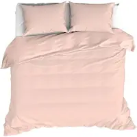 MOODIT Dekbedovertrek Basil Pearl Pink-200 x 200 / 220 cm | 2-Persoons
