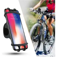 Floveme telefoonhouder voor op de fiets - Iphone / samsung / HTC / LG / Huawei / Sony - Schokbestendige, universele telefoonhouder fiets - Fiets Telefoonhouder 2019