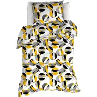 MOODIT Dekbedovertrek Odil Marble Tuscan Sun-140 x 200 / 220 cm | 1-Persoons